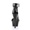 Pleaser - KISS269RS Sandale à bride à la cheville, Pole dance chaussures - Chaussures de pole dance - Noir Product image